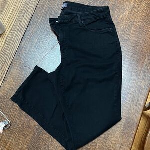 NYDJ Sheri slim fit size 14WP. Black. Very good condition.
